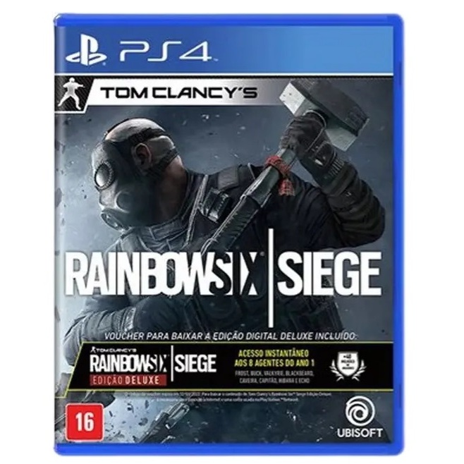 Jogo Tom Clancy's: Rainbow Six Siege Ps4 Envio Imediato (Recondicionado)