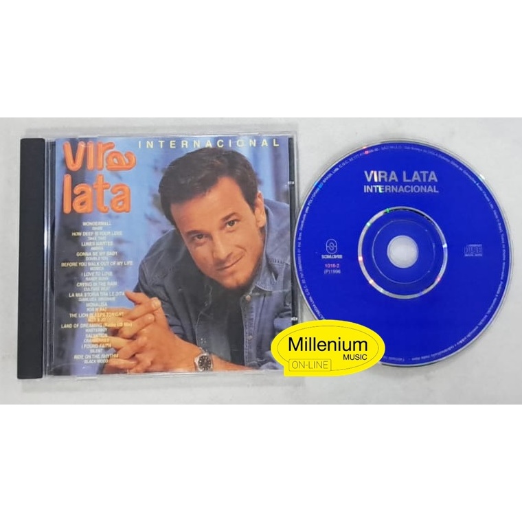 CD Vira Lata  Trilha Sonora Internacional Da Novela 1996 Original Gravadora Colecionador Ótimo Estado