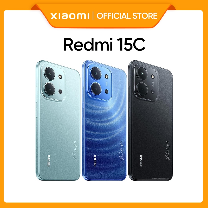 Smartphone Xiaomi REDMI 15C 256GB/8GB, 128GB/6GB, 128GB/4GB LANÇAMENTO 2025 + Nota Fiscal