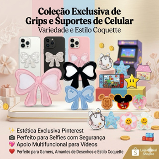 Suporte Celular PopSocket Acrílico Premium - Delicado e Elegante em Oferta na Shopee
