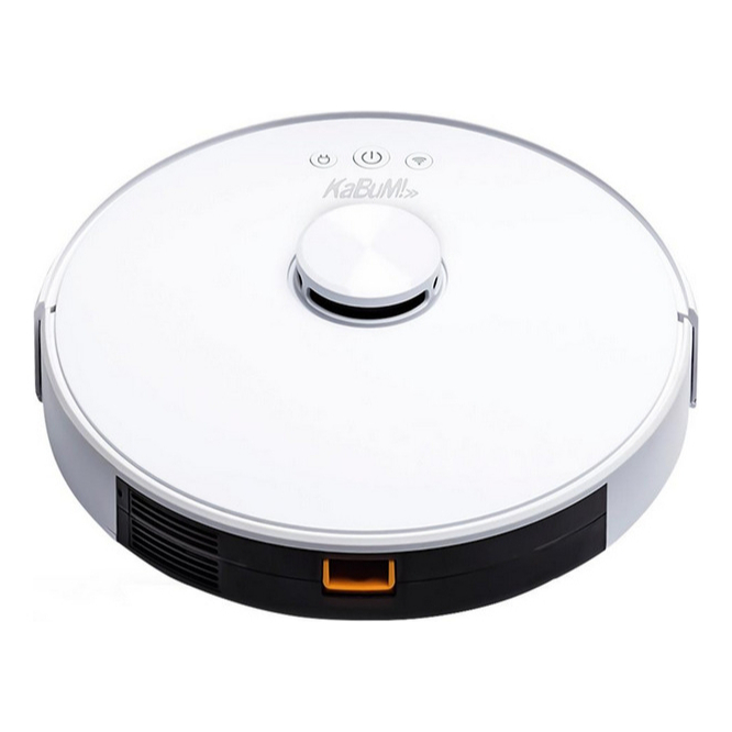 Robô Aspirador Kabum Smart 700 Branco com Mop | Wi-Fi | Compatível Alexa