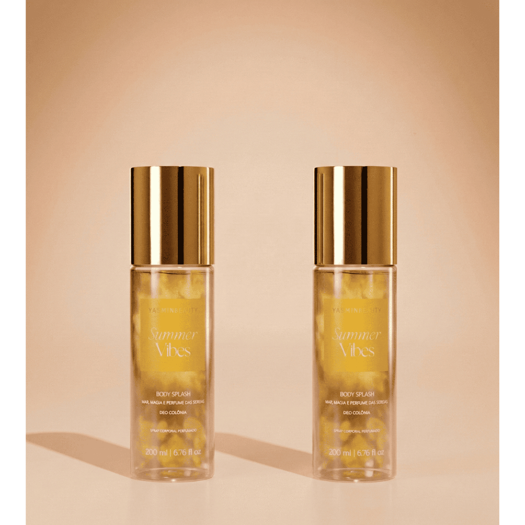 Kit Leve 2 Body Splash Summer Vibes Yasmin Beauty + Brinde Esfoliante Goxxtosa