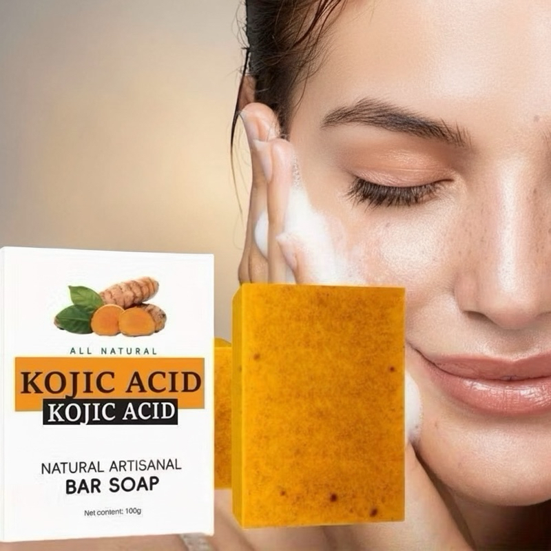 Sabonete Clareador de Ácido Kójico – ajuda tratamento de Manchas e Acne em Oferta na Shopee