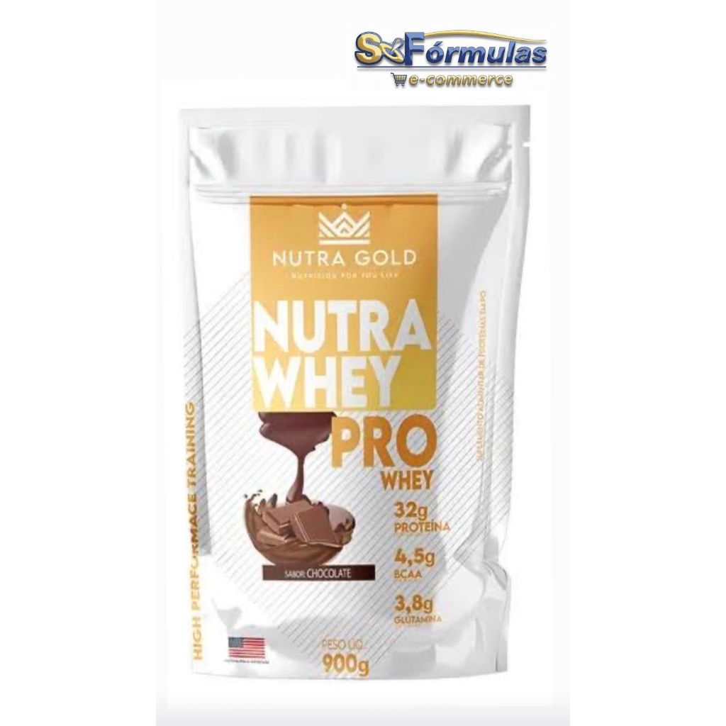 Whey Protein 3W Nutra Gold 32g Proteina - Chocolate - 900g