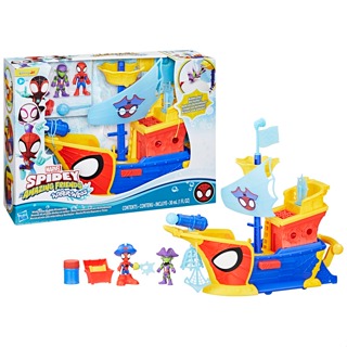 Navio Pirata Teias e Espuma com figura Spidey - Hasbro G0666 em Oferta na Shopee