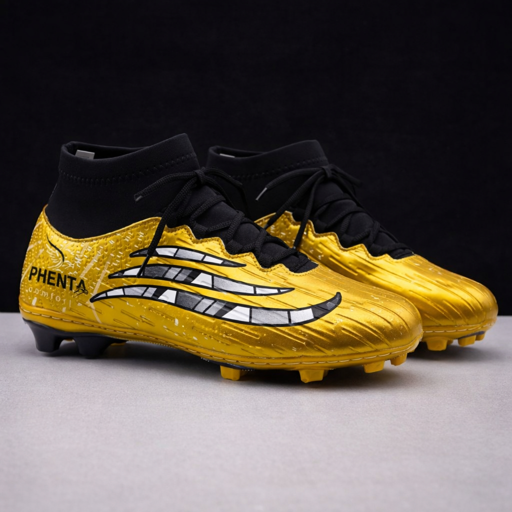 Chuteira Infantil para Campo Solado Costurado e Conforto Premium