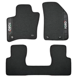 Tapete Fiat Toro Borracha Tapete Toro Preto Impermeável Tapete Para Toro Volcano Sob Medida