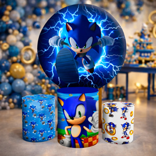 Kit Painel de Festa Personagem Capa Painel + Trio Capa Cilindros Envio Imediato em Oferta na Shopee