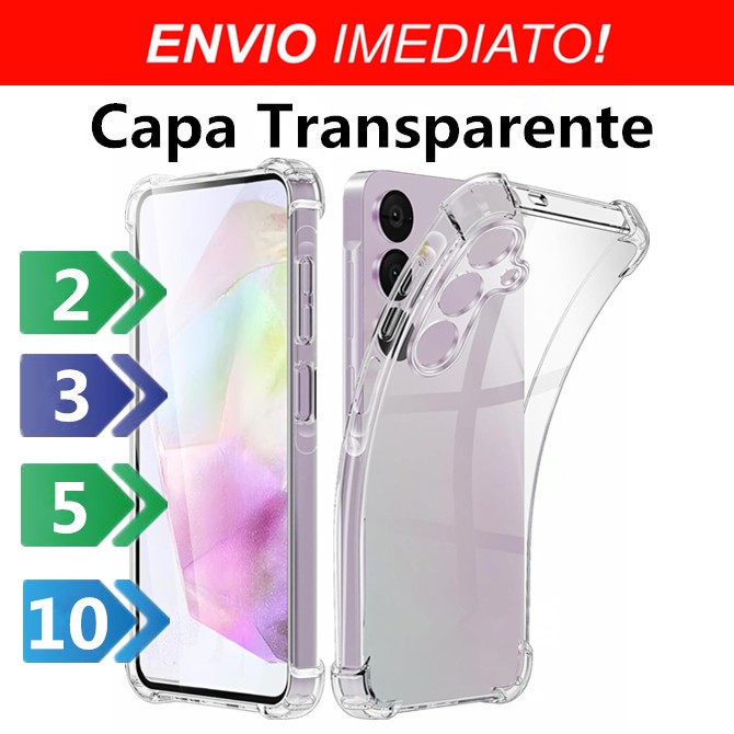 KIT 2/3/5/10Pcs Capa Capinha Tpu Anti Impacto Transparente Para 6 7 8 X XS XR 11 12 PRO MAX /13 /13promax 14 /14promax