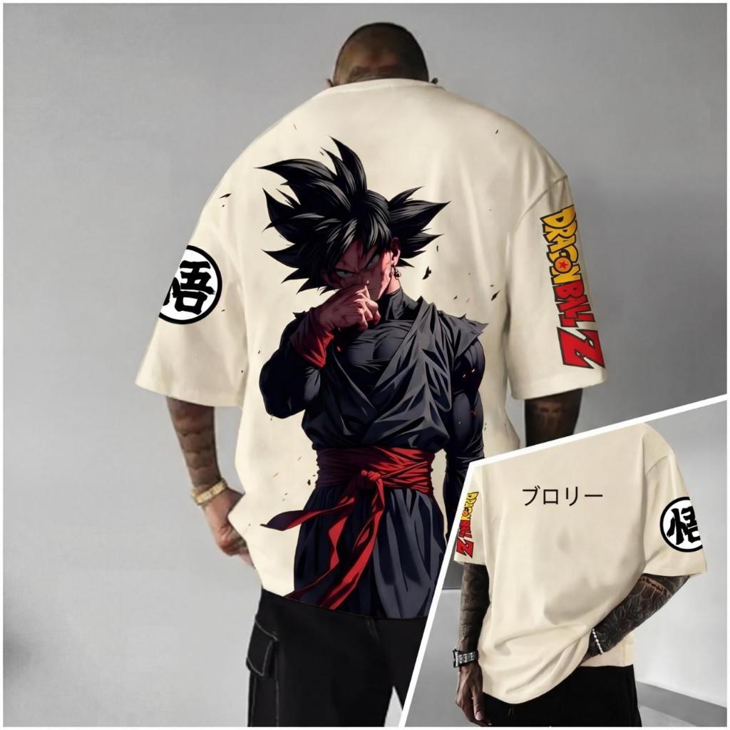 Camiseta Dragão B.Z Gok Black Plus Size G5 G6 G7 Oversized After Soul Algodão