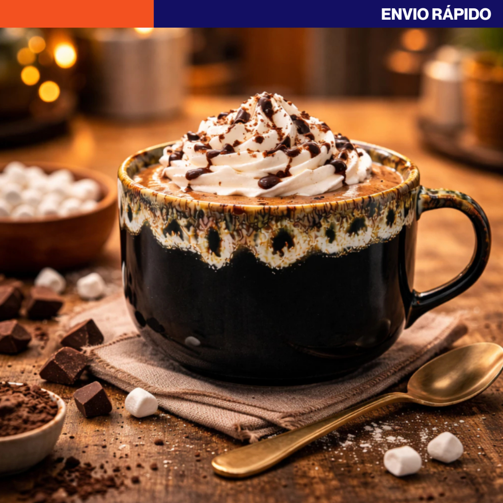 Caneca Jumbo Porcelana Preta com Borda Personalizada 500 Ml Xícara Bowl Sopa Caldos Café em Oferta na Shopee