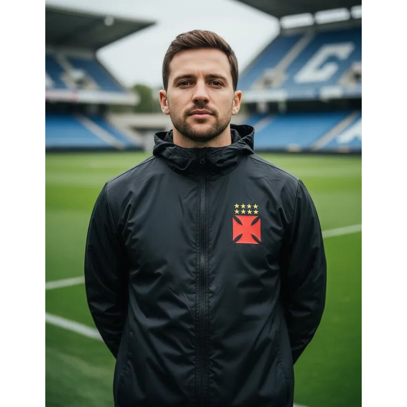 Blusa/ Jaqueta Corta Vento do Vasco P ao G4 em Oferta na Shopee