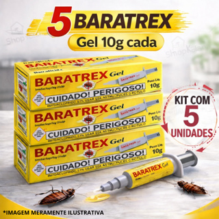 Baratrex - Combate Barata Francesinha(germanica) 1 a 5 unidades em Oferta na Shopee