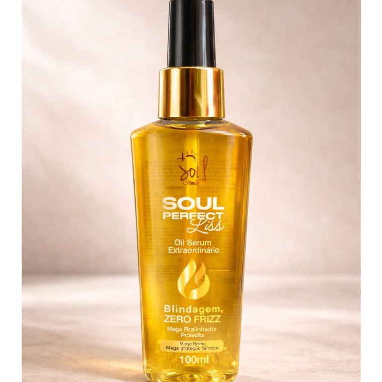 Óleo e Leave in- Extraordinário Sérum Perfect Liss 100ml - Soul Cosméticos