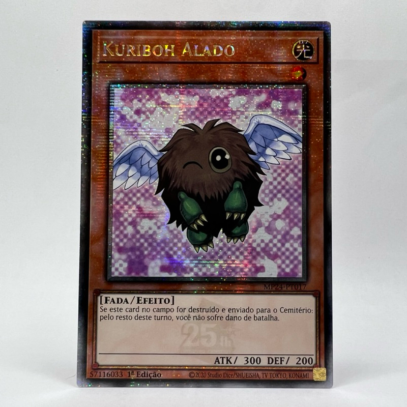 Kuriboh Alado Quarter Century Rare 1° Edição Yugioh!