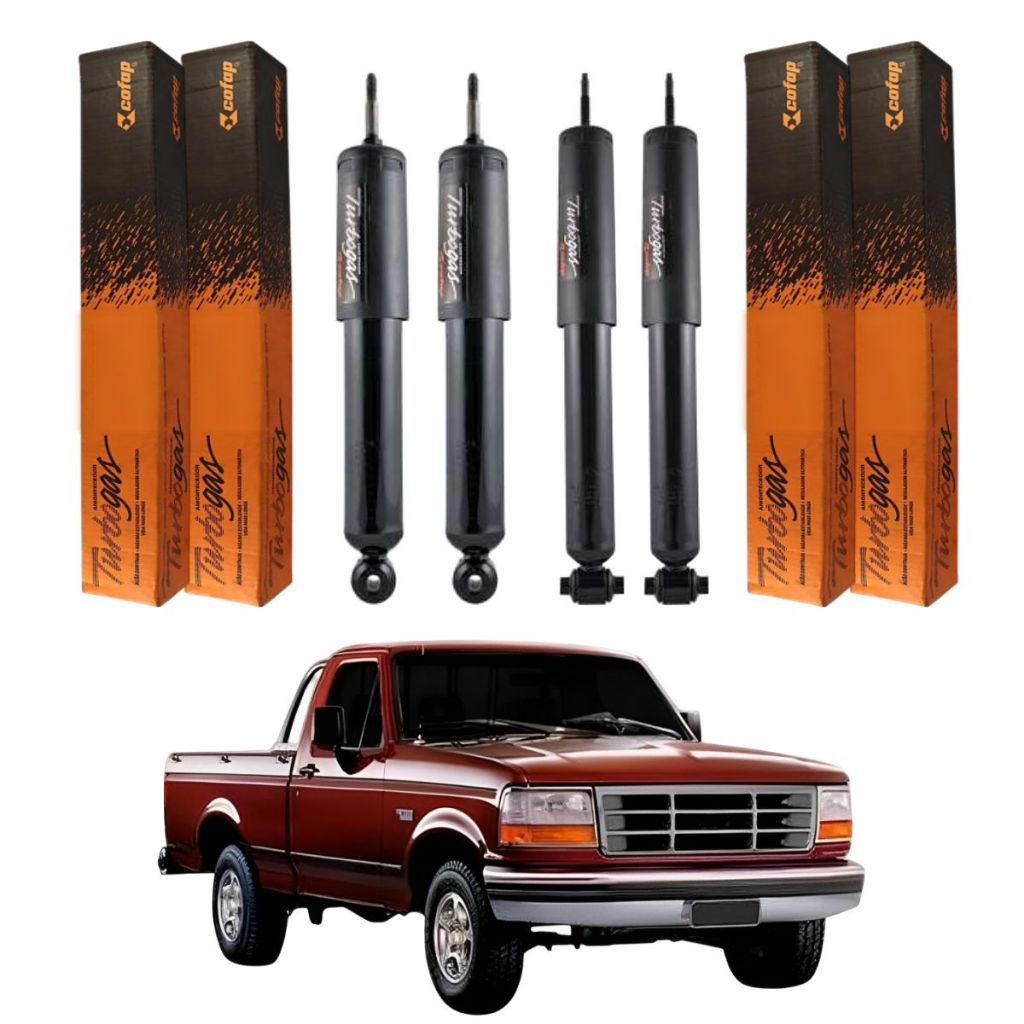 KIT 4 AMORTECEDOR F1000 4X2 1993 A 1998 COFAP