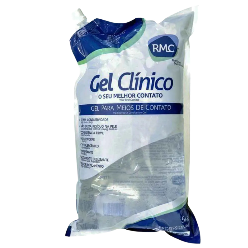 Gel Condutor Incolor 5 Kg Ultrassom Estética RMC Heccus