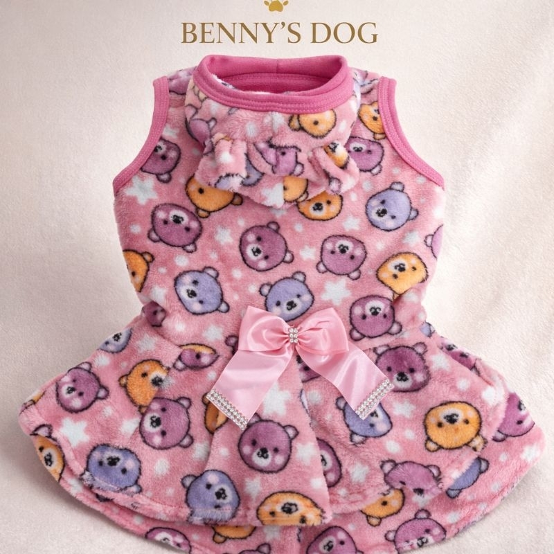 Vestido Pet Ultra Soft Inverno roupa para cachorros e gatos. em Oferta na Shopee