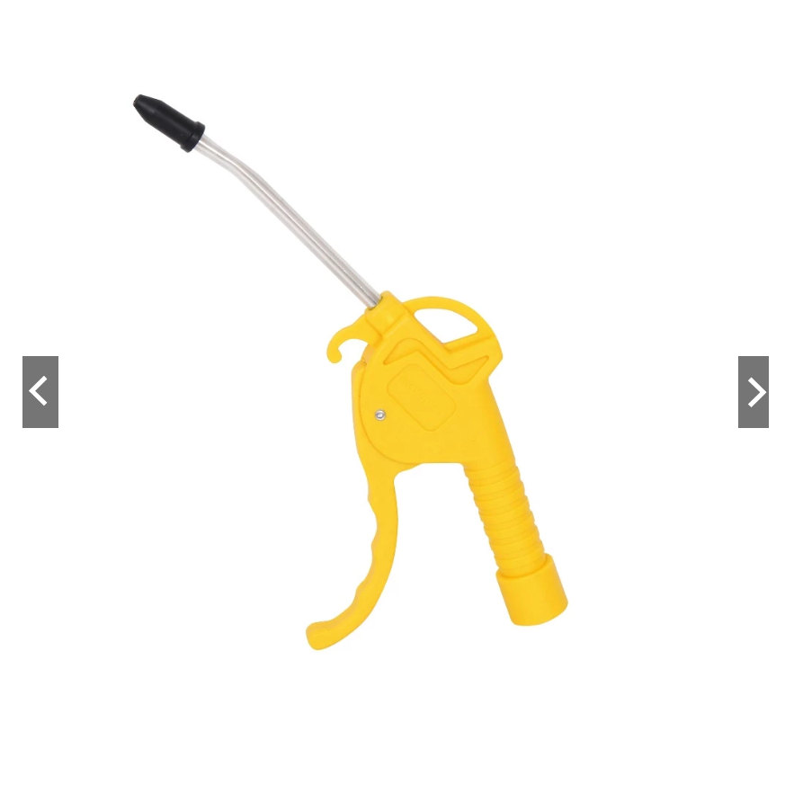 Pistola de Ar Comprimido Bico Longo 13cm Limpeza com Engate Rápido 1/4