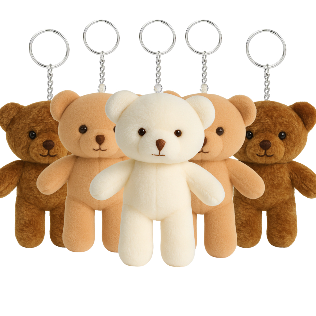 Ursinho De Pelúcia Chaveiro 10 Unidades Para Lembrancinha Chá De Bebe