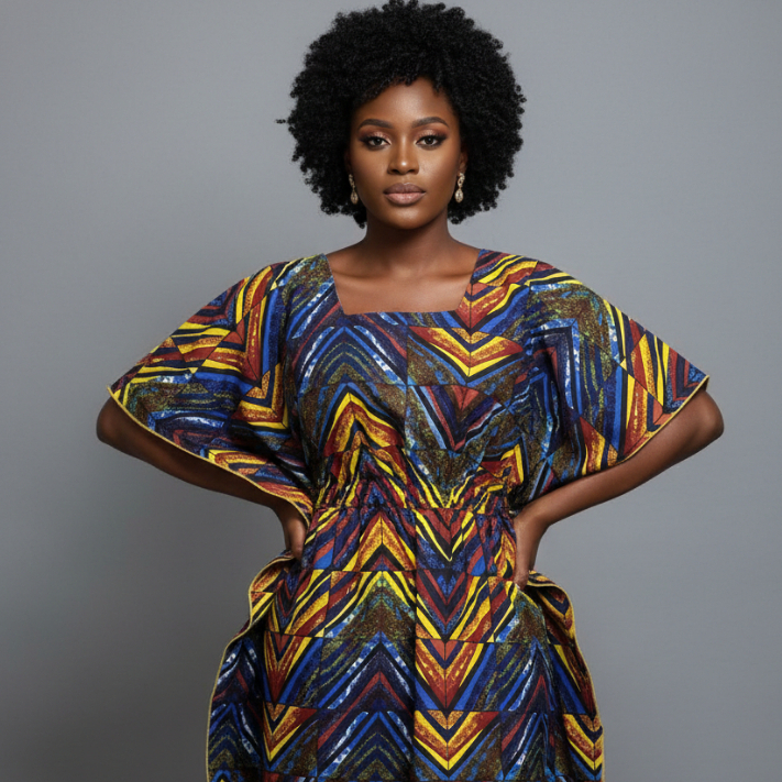 Vestido Kaftan Chemise Verão Praia Passeio Calor Trabalho Luxo