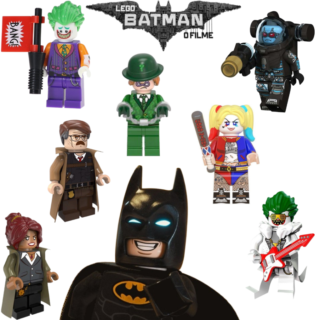 BONECOS LEGO BATMAN O FILME CORINGA ARLEQUINA ALFRED MR FREEZE CHARADA PRESENTE CRIANÇA COLECIONÁVEL em Oferta na Shopee
