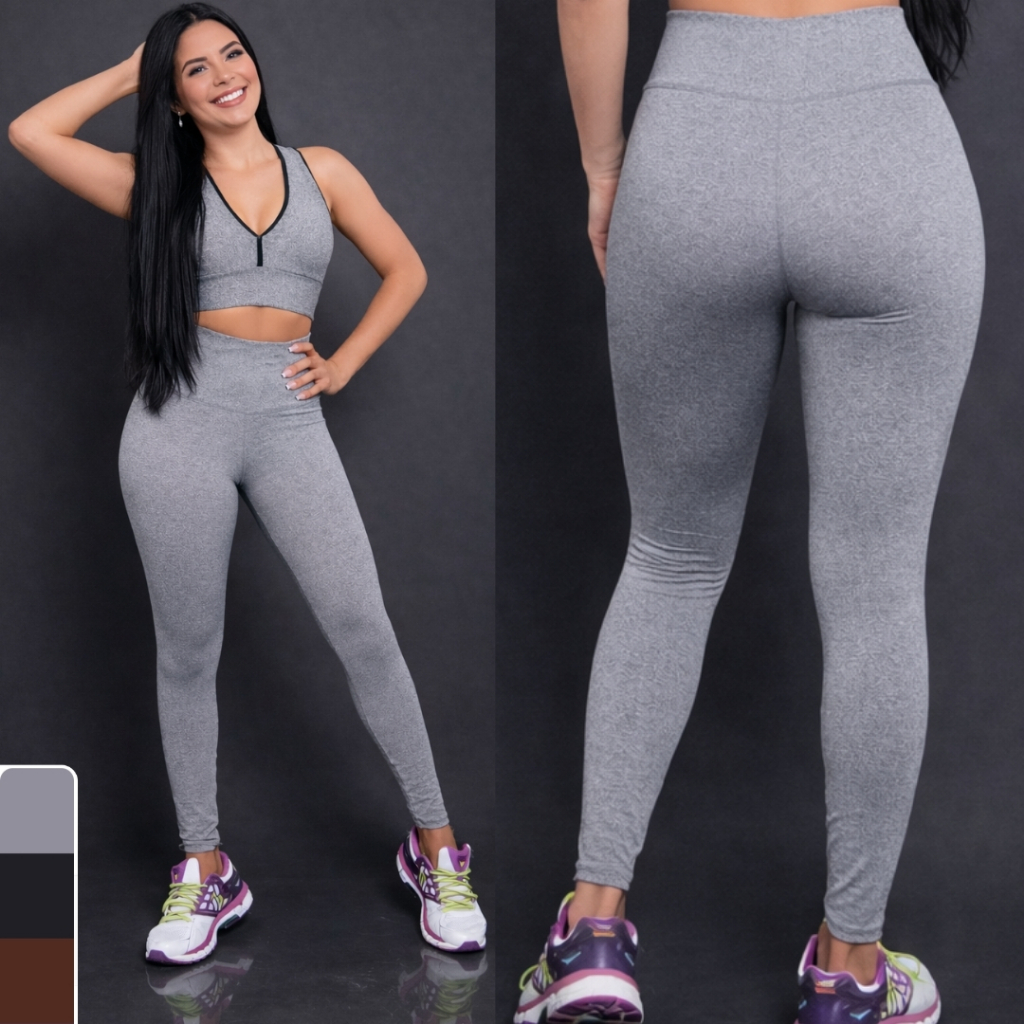 Calça Legging Cintura Alta Suplex Power Academia Fitness Treino Corrida Crossfit Compressão Feminina