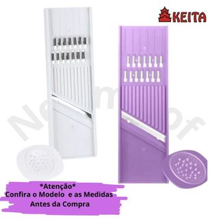 Cortador Ralador Fatiador Manual de Legumes Fruta Batata Salada 21 Cm Keita -NEW