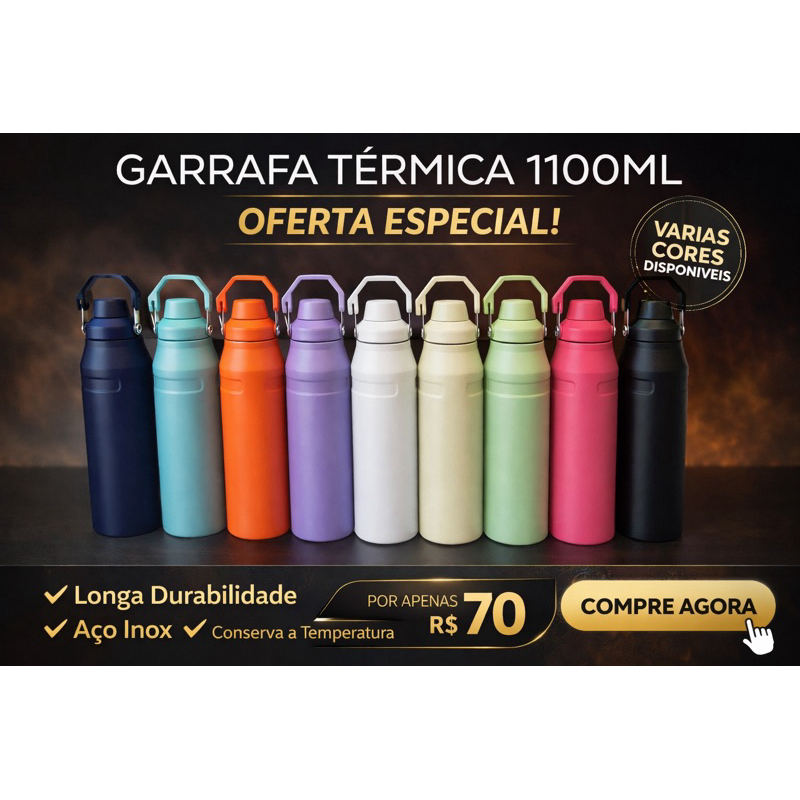 garrafa 1100 ml termica