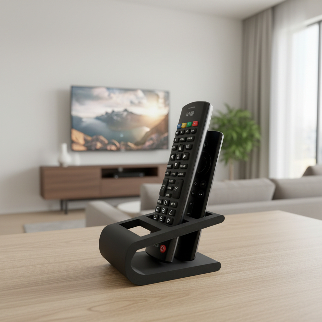 Suporte Para Controles Remotos Televisão Ar Condicionado Organizador | Porta Controle Moderno Decorativo Minimalista
