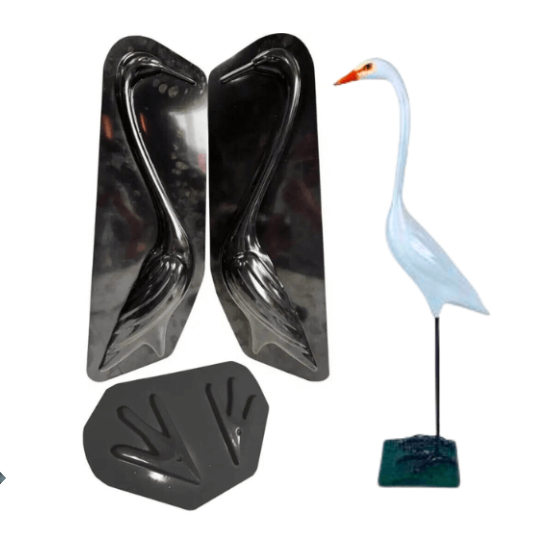 KIT FORMA GARÇA  JARDIM BLACK em Oferta na Shopee