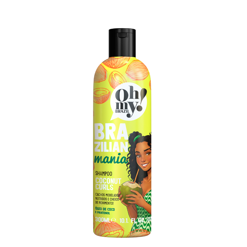 Shampoo Coconut Curls Brazilian Mania 300ml OhMy