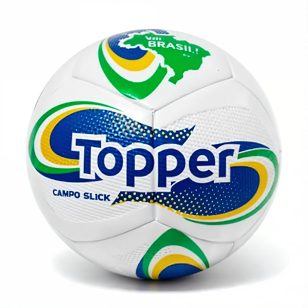 Bola De Futebol Campo Topper Slick Brasil