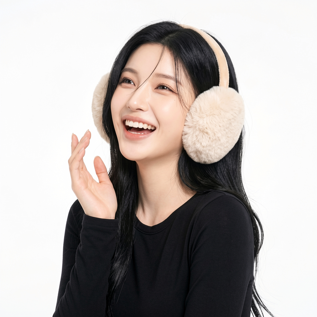 Protetor Aquecedor De Ouvido Orelha Feminina Menina Inverno Quente Earmuff Frio Felpudo Pelúcia FPH6047 em Oferta na Shopee