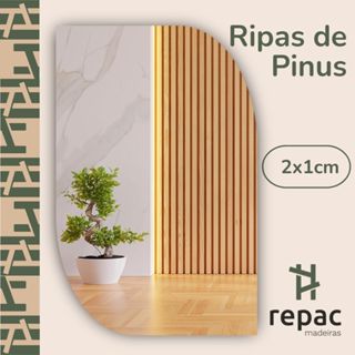 20 Ripas de Madeira Pinus Aparelhada 2x1cm Diversos Tamanhos - Repac Madeiras em Oferta na Shopee