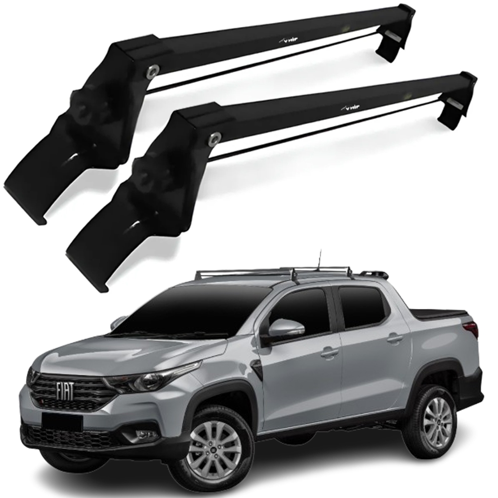 Rack De Teto Bagageiro Strada Cab Dupla 2022 23 24 2025 - Pr