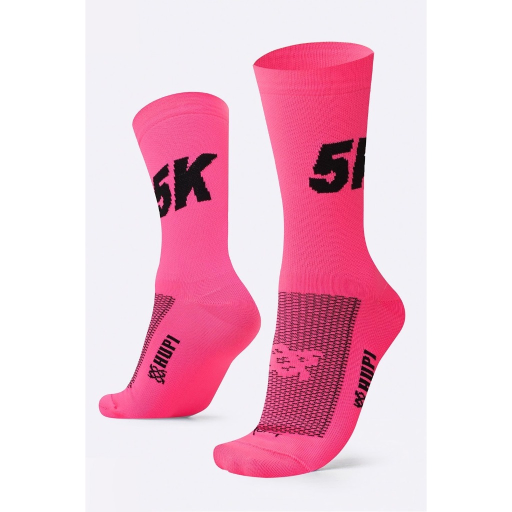 Meia HUPI 5K Rosa - LT para pés menores 34-38