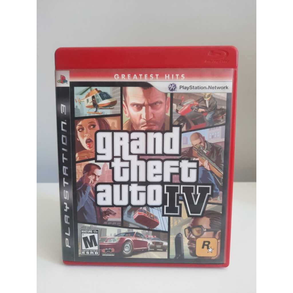 GTA IV PS3 Mídia física GTA 4