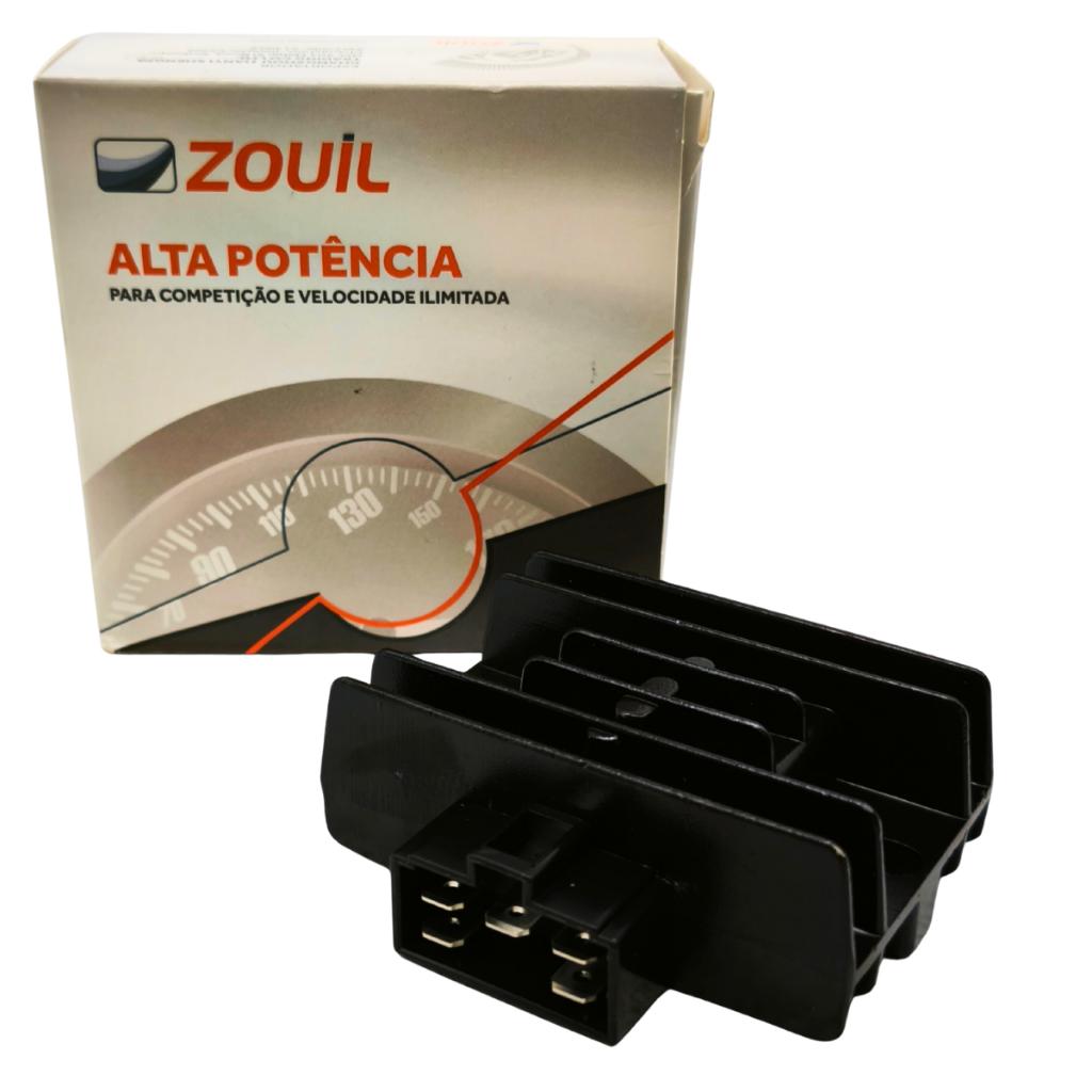 Regulador retificador de voltagem Yamaha Ys Fazer 250 06/09 12V 5 Pinos - Zouil