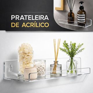 Prateleira de Acrílico Flutuante em Oferta na Shopee
