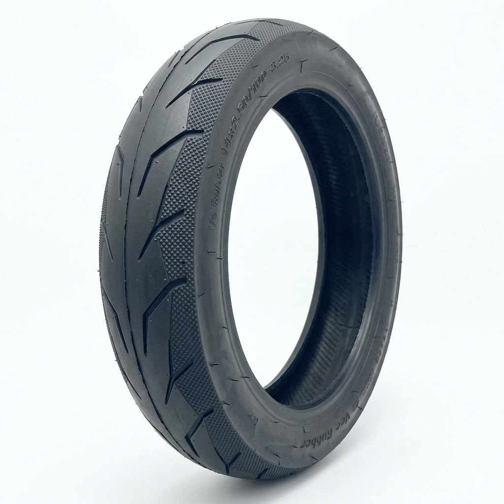 Pneu Aro 14 X 2.50 Para Scooters Bicicletas Elétricas Sem Câmara