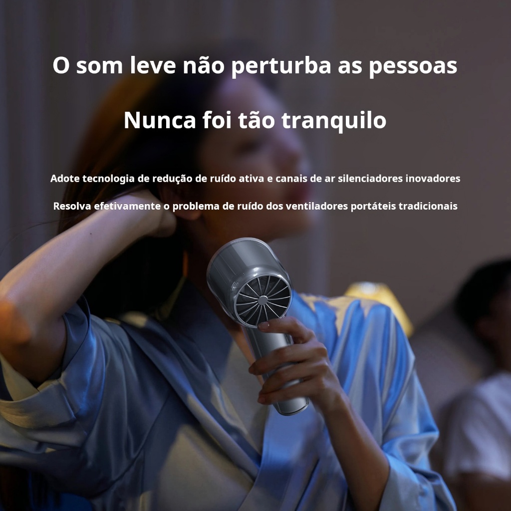232O23 Ventilador pequeno portátil de alta velocidade USB Ventilador pequeno portátil semicondutor Ventilador de mesa
