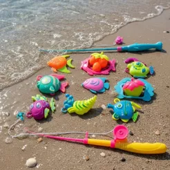 Jogo Pega Peixe Pescaria De Brinquedo Peixes Varinha Brinquedo Crianças Pescaria Jogos 12pçs