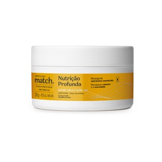 Máscara Capilar Nutrição Profunda 250g Match O Boticário. em Oferta na Shopee