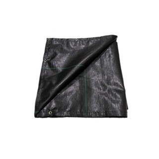 Lona Ráfia Polysolo 3,5x2m Preta c/ Ilhós Alta Resistência p/ Barraca Camping e Solo