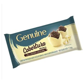 Cobertura Chocolate Branco 1kg Genuine em Oferta na Shopee