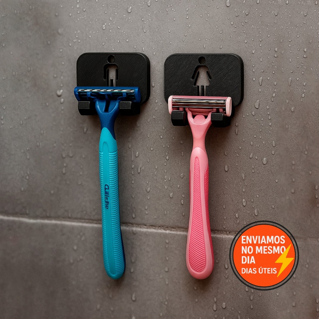 Gancho Para Prestobarba Suporte de Gilete Gillette Organizador de Banheiro Utilidade Decoração
