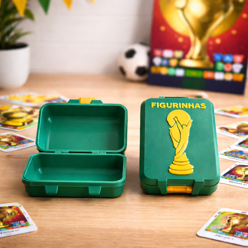 Porta Figurinhas Copa do Mundo 2026 Organizador Album Futebol