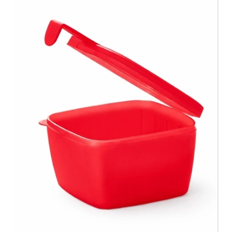 Conserva Metade Quadrado 600ml Vermelho