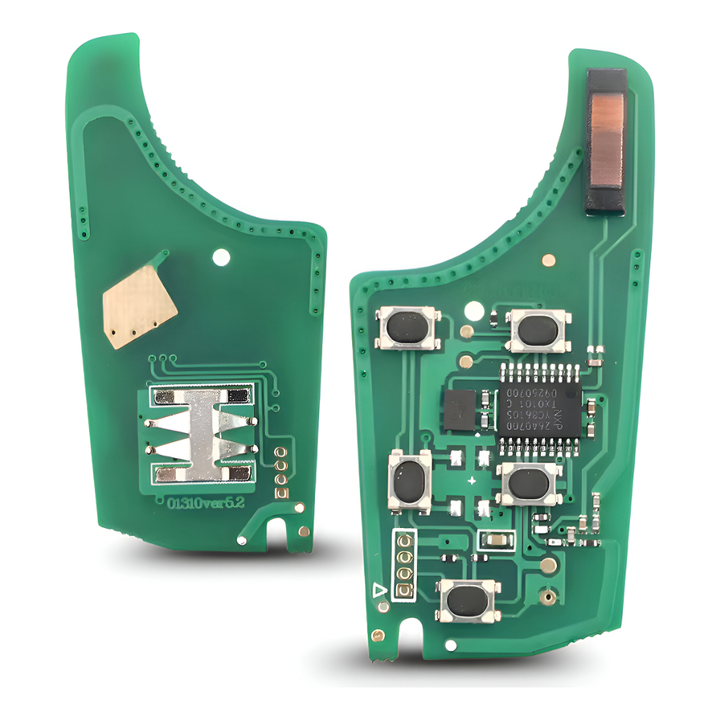 Placa Chave Chevrolet 5 Botões 315MHz Chip ID46 2010-2017